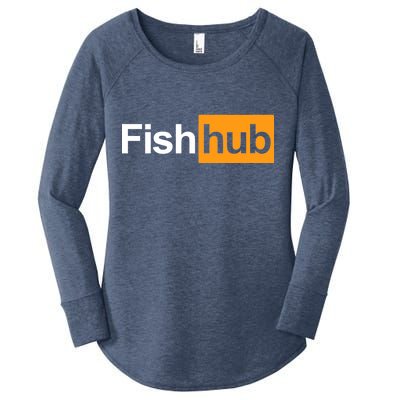 Fish Hub Women's Perfect Tri Tunic Long Sleeve Shirt