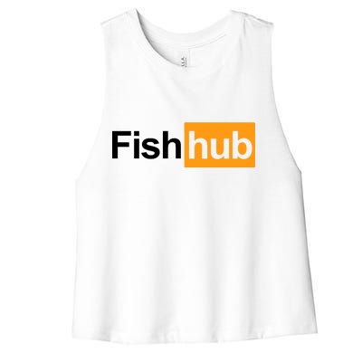 Fish Hub Women's Racerback Cropped Tank