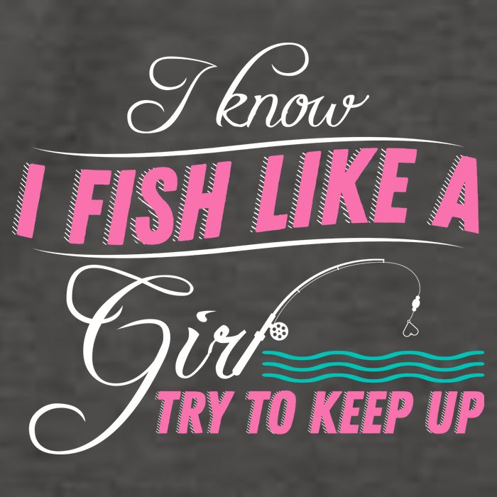 Fish Like A Girl Try To Keep Up Vector Backpack
