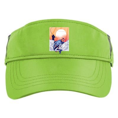 Fisherman Sunset Adult Drive Performance Visor