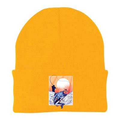 Fisherman Sunset Knit Cap Winter Beanie