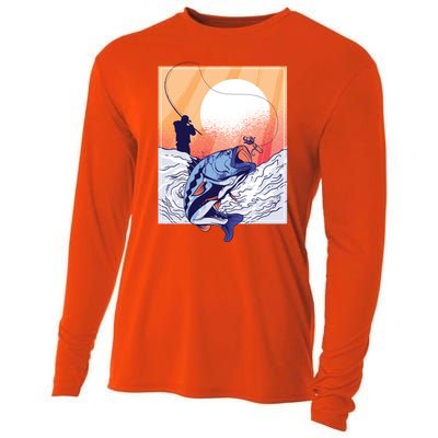 Fisherman Sunset Cooling Performance Long Sleeve Crew