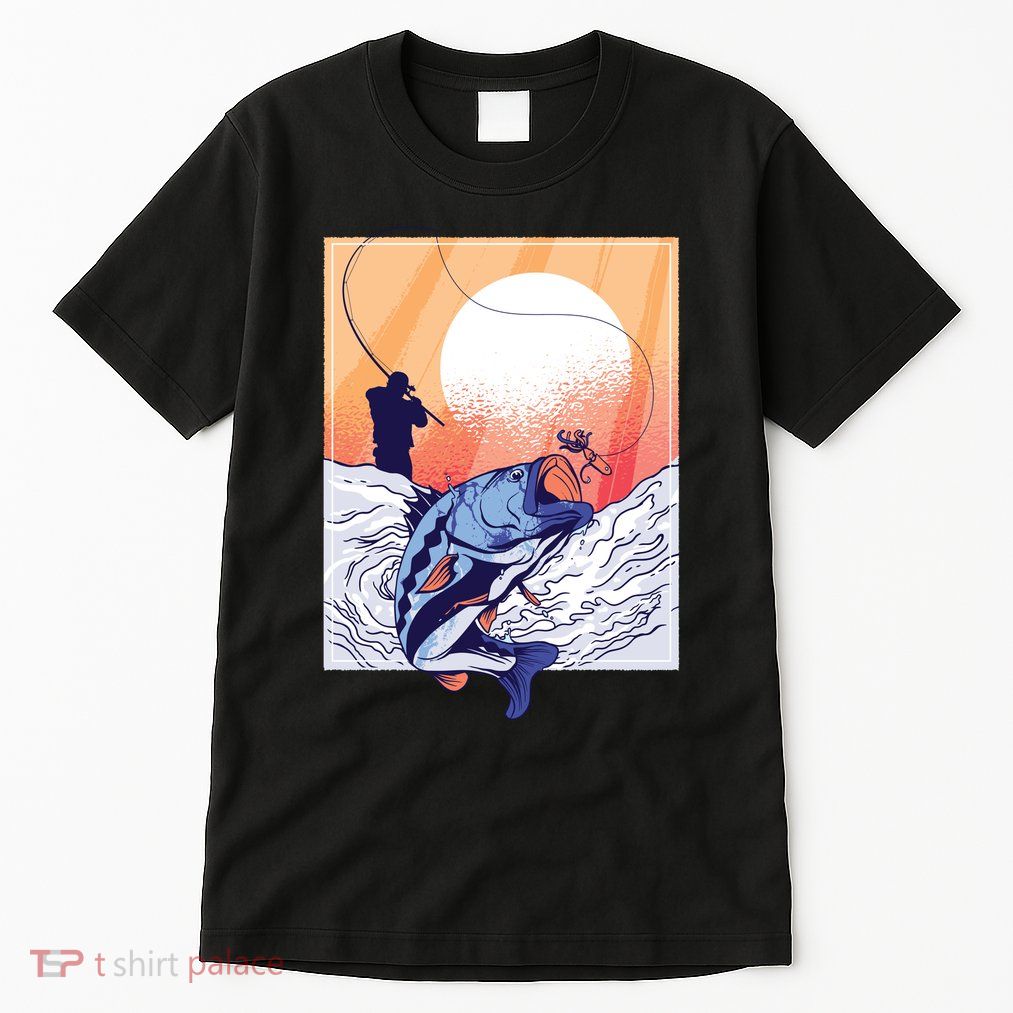 Fisherman Sunset Tall T-Shirt