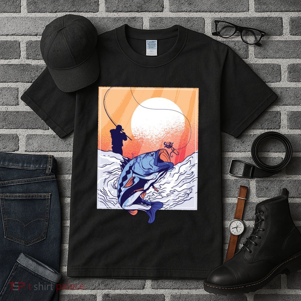 Fisherman Sunset Tall T-Shirt