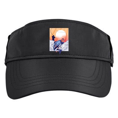 Fisherman Sunset Adult Drive Performance Visor
