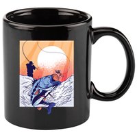 Fisherman Sunset 11oz C Handle Ceramic Mug