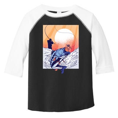 Fisherman Sunset Toddler Fine Jersey T-Shirt