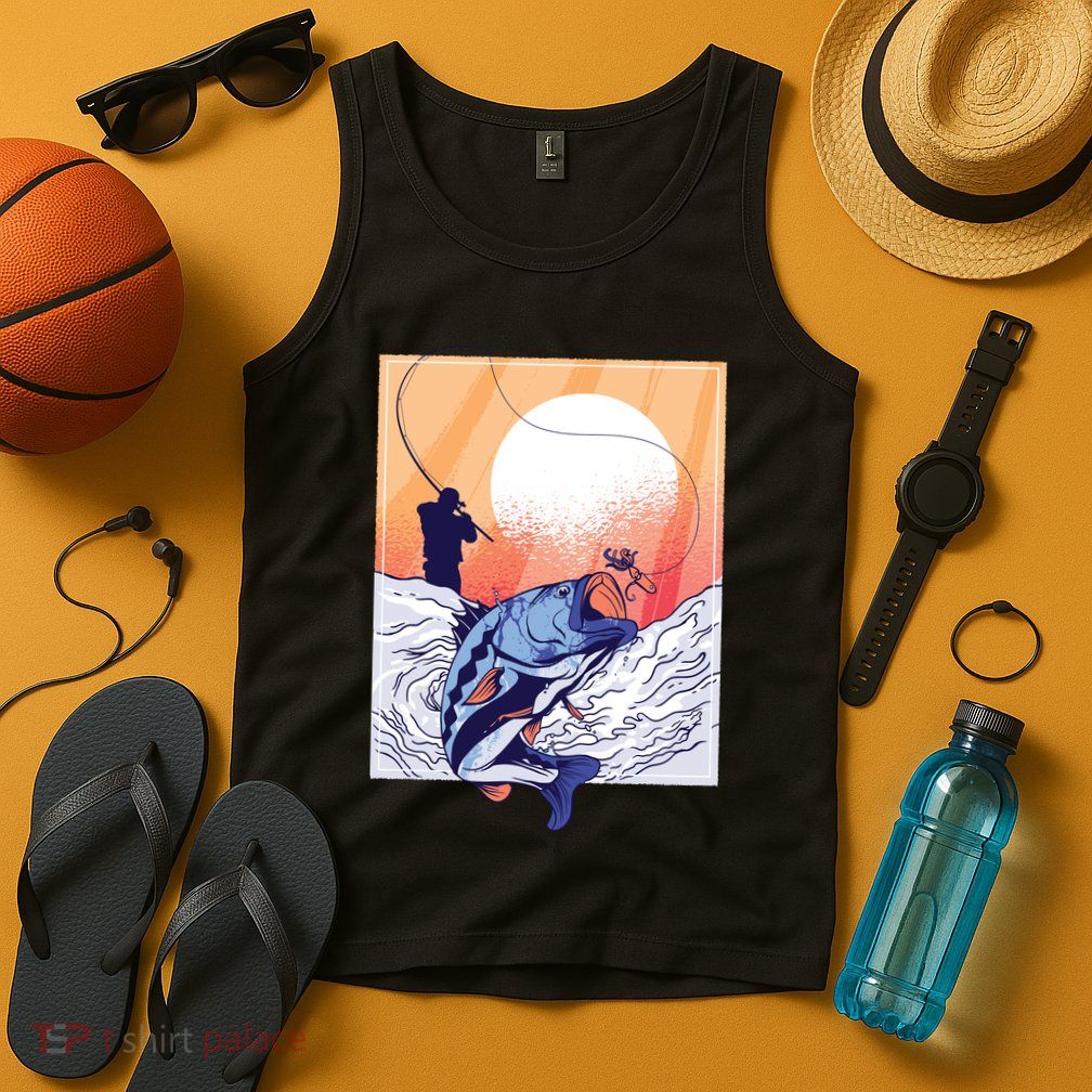 Fisherman Sunset Tank Top