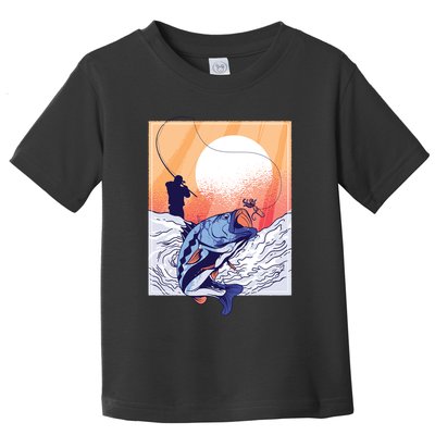 Fisherman Sunset Toddler T-Shirt