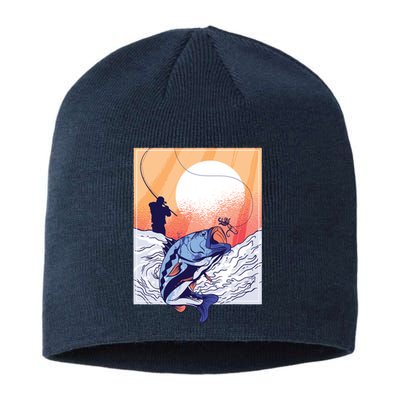 Fisherman Sunset Sustainable Beanie