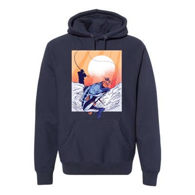 Fisherman Sunset Premium Hoodie