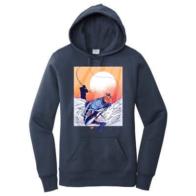 Fisherman Sunset Women's Pullover Hoodie