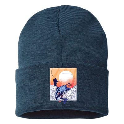 Fisherman Sunset Sustainable Knit Beanie