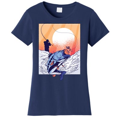 Fisherman Sunset Women's T-Shirt