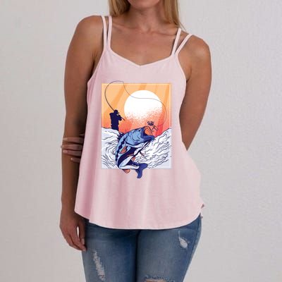 Fisherman Sunset Women's Strappy Tank