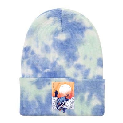 Fisherman Sunset Tie Dye 12in Knit Beanie