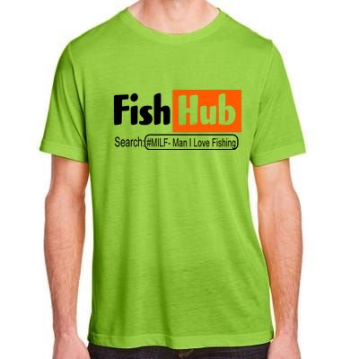 FishHub Milf Man I Love Fishing Funny Adult ChromaSoft Performance T-Shirt