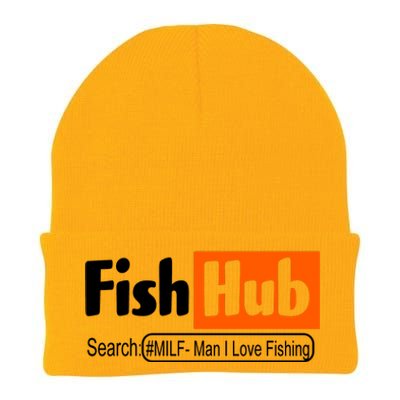 FishHub Milf Man I Love Fishing Funny Knit Cap Winter Beanie