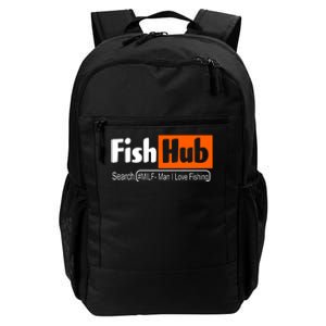 FishHub Milf Man I Love Fishing Funny Daily Commute Backpack