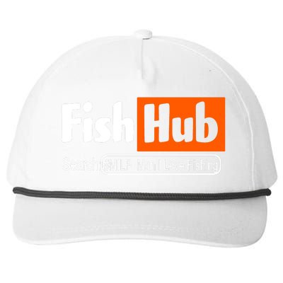 FishHub Milf Man I Love Fishing Funny Snapback Five-Panel Rope Hat