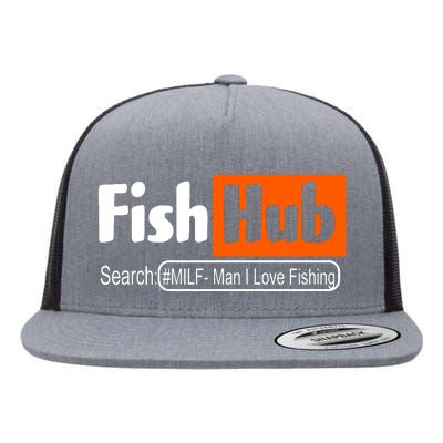 FishHub Milf Man I Love Fishing Funny Flat Bill Trucker Hat