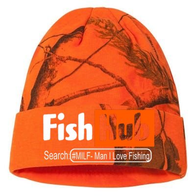 FishHub Milf Man I Love Fishing Funny Kati Licensed 12" Camo Beanie