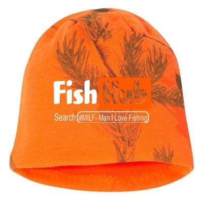 FishHub Milf Man I Love Fishing Funny Kati - Camo Knit Beanie