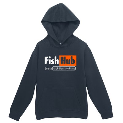 FishHub Milf Man I Love Fishing Funny Urban Pullover Hoodie