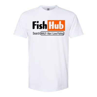 FishHub Milf Man I Love Fishing Funny Softstyle® CVC T-Shirt