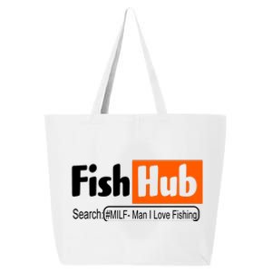 FishHub Milf Man I Love Fishing Funny 25L Jumbo Tote