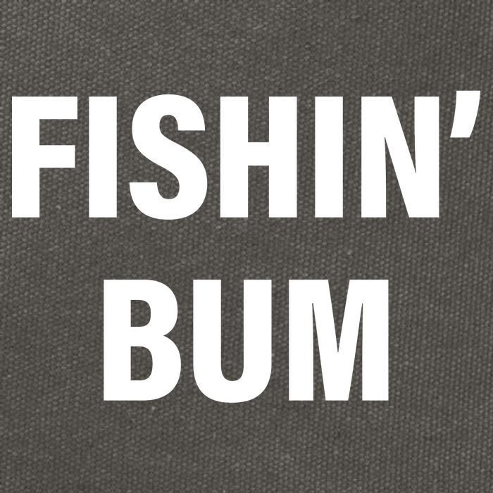Fishin' Bum Cotton Canvas Backpack