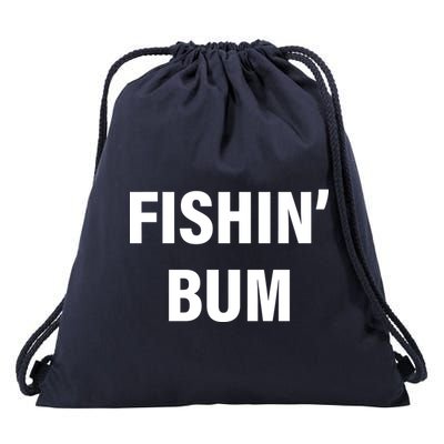 Fishin' Bum Drawstring Bag