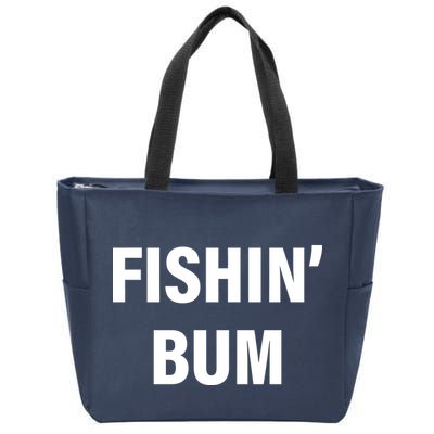 Fishin' Bum Zip Tote Bag