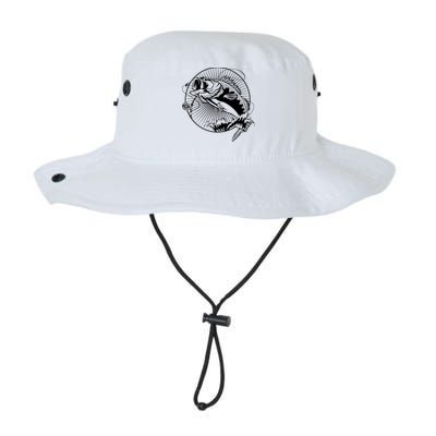 Fishing - Jumping Bass Fish Legacy Cool Fit Booney Bucket Hat