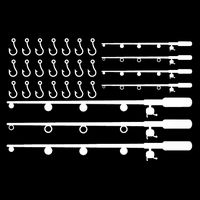 Fishing American Flag Fisherman Rods Impact Tech Backpack