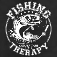Fishing Cheaper Than Therapy Adult Drive Performance Visor