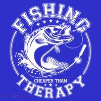 Fishing Cheaper Than Therapy 16 in Basic Backpack