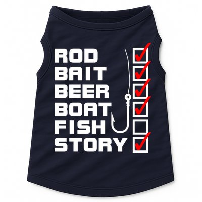 Fishing Check list Everything Checked But Fish Doggie Tank