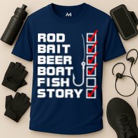 Fishing Check list Everything Checked But Fish Performance Shirt