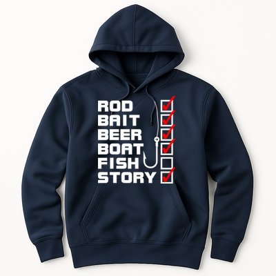 Fishing Check list Everything Checked But Fish Hoodie