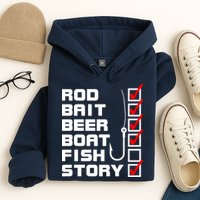 Fishing Check list Everything Checked But Fish Hoodie