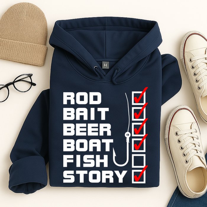 Fishing Check list Everything Checked But Fish Hoodie