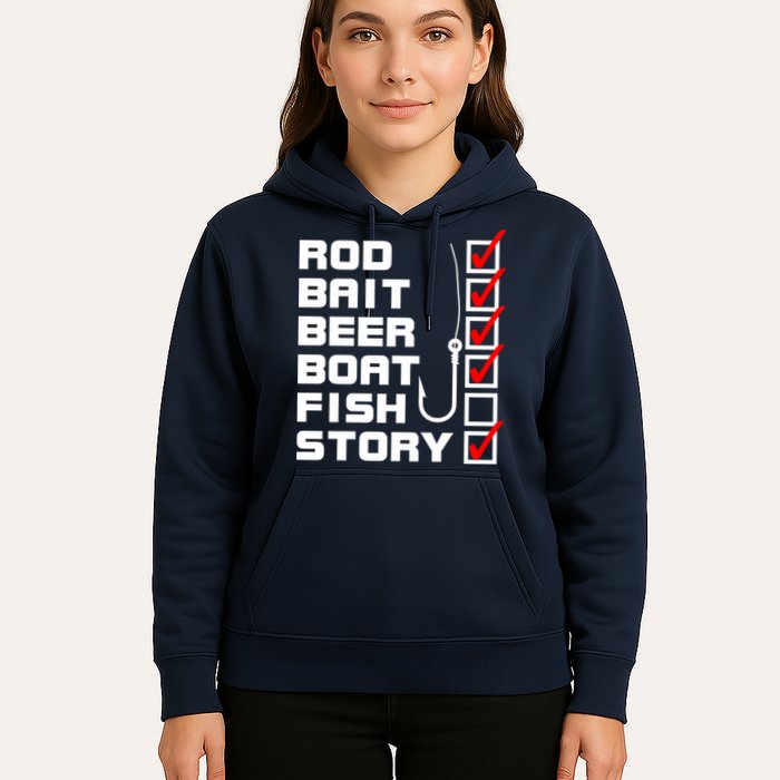 Fishing Check list Everything Checked But Fish Hoodie