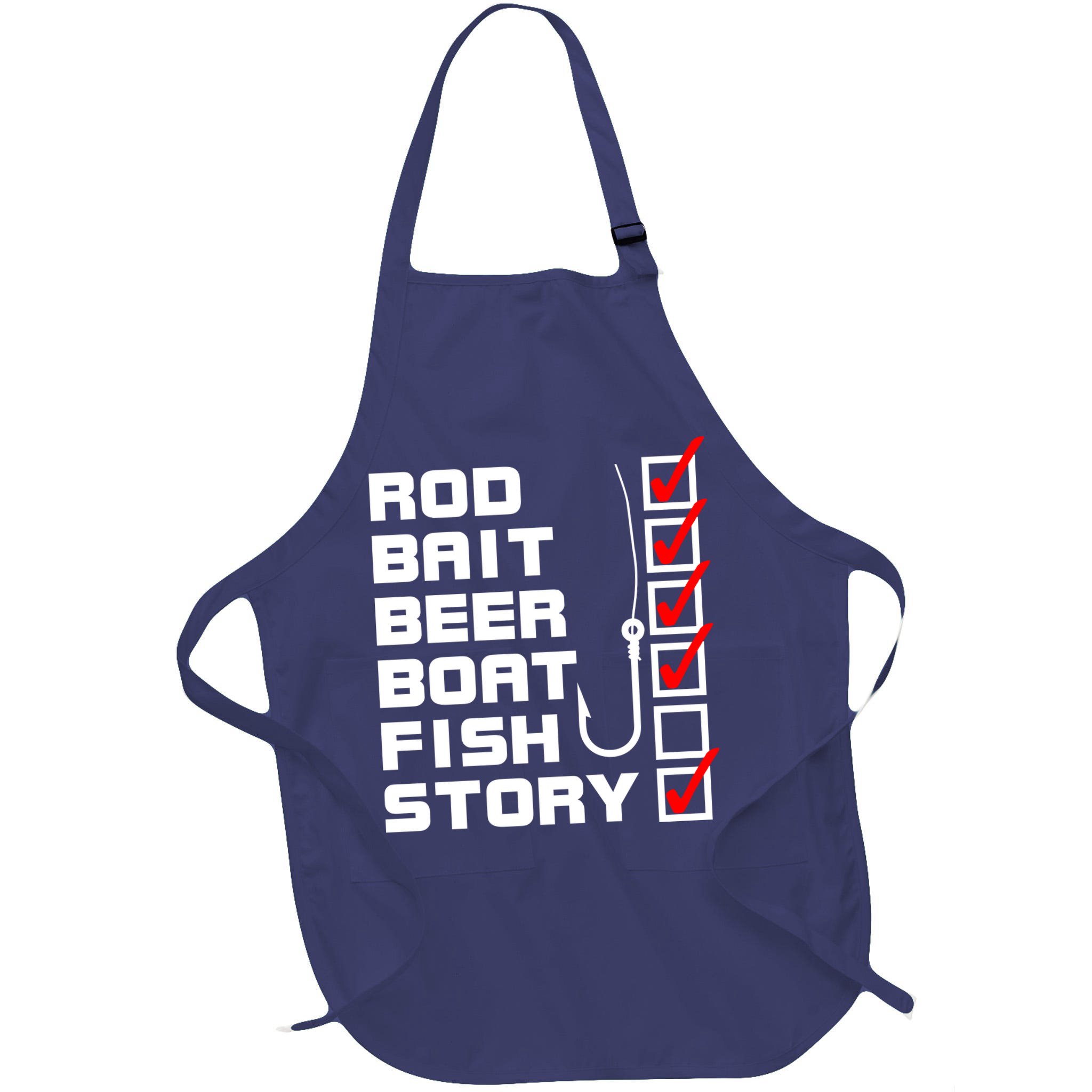 Fishing Check list Everything Checked But Fish Apron