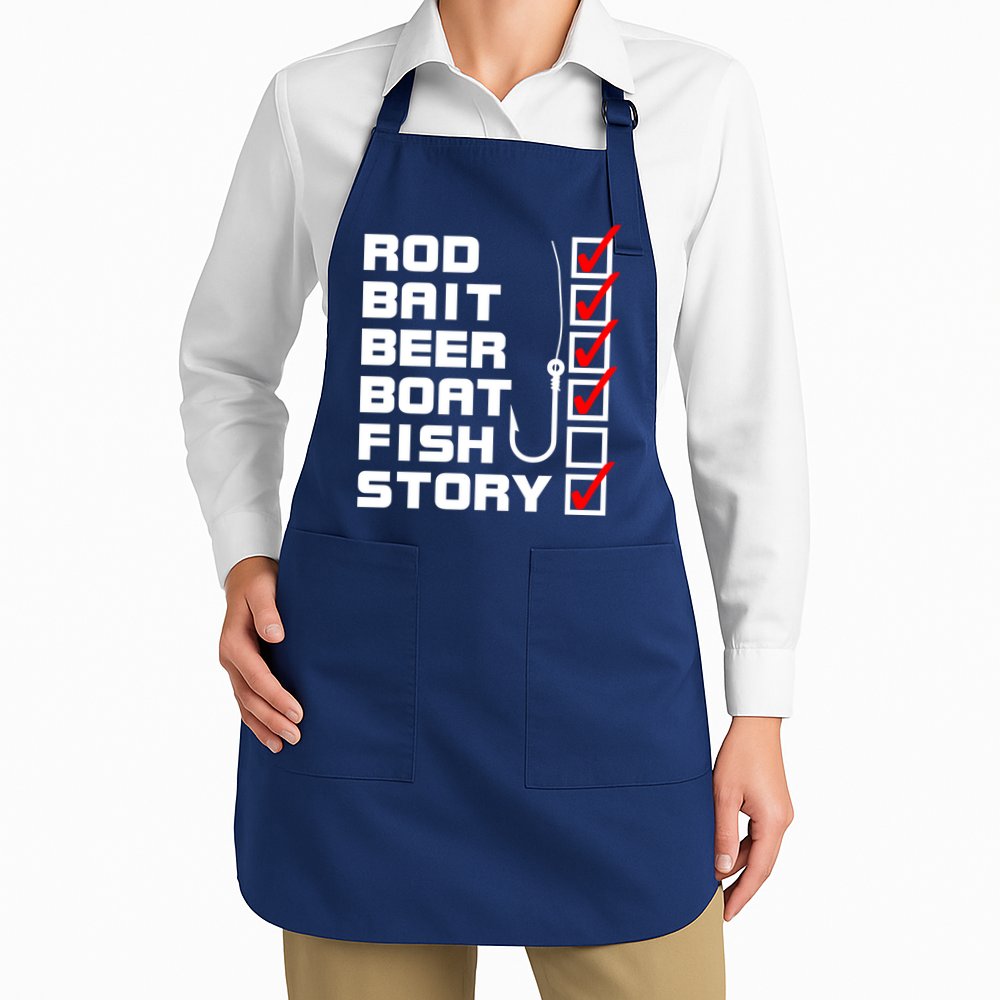 Fishing Check list Everything Checked But Fish Apron