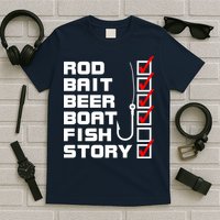Fishing Check list Everything Checked But Fish T-Shirt