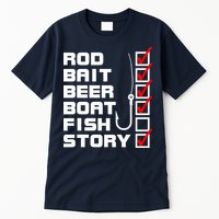 Fishing Check list Everything Checked But Fish Tall T-Shirt
