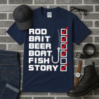 Fishing Check list Everything Checked But Fish Tall T-Shirt
