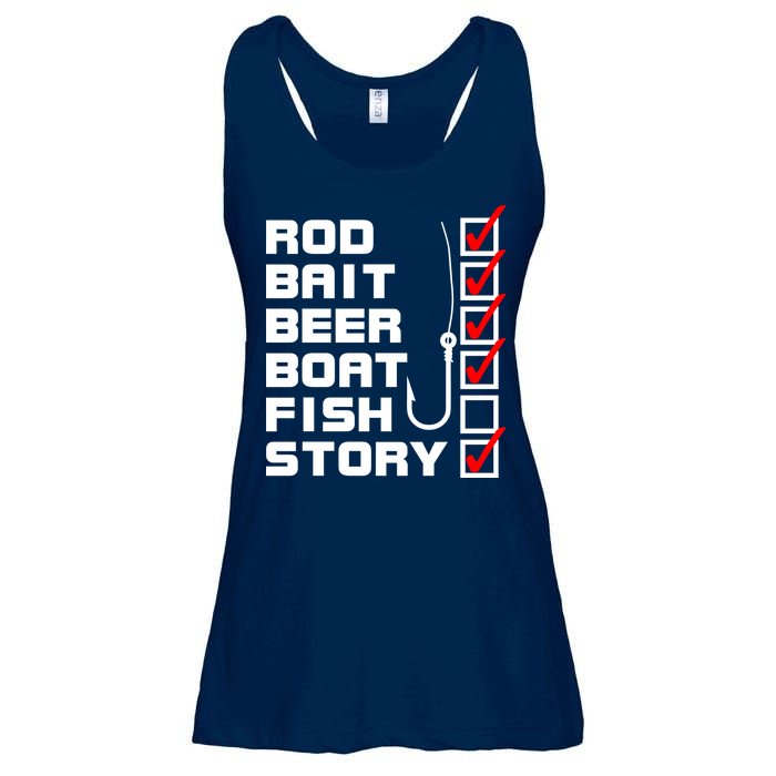 Fishing Check list Everything Checked But Fish Ladies Essential Flowy Tank