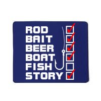 Fishing Check list Everything Checked But Fish Mousepad